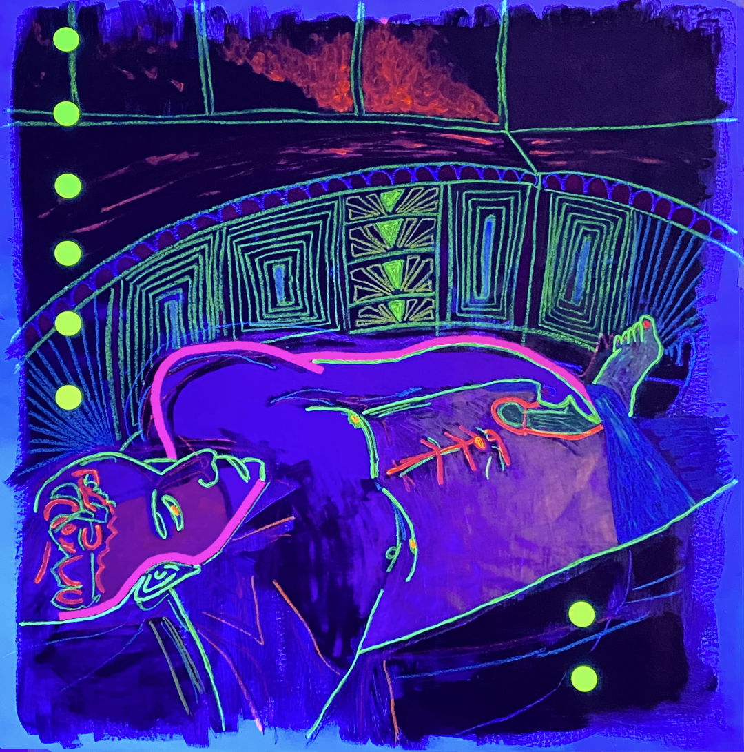 pintura dibujo pulsion de muerte lomastro luciano