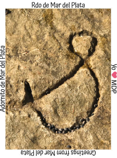 monumento natural tallas piedras mar del plata costa grafitti